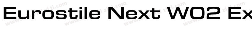Eurostile Next W02 Ex SemiBd It字体转换